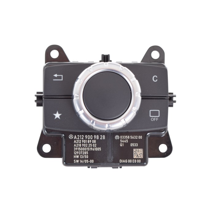 Bloc de commande sélecteur unité de commande Audio/Comand A2129009828