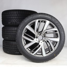 Pack de roues complètes  d'hiver en alliage 19 pouces avec pneus Pirelli pour Classe E 214, Mercedes-Benz d'origine A2144013400