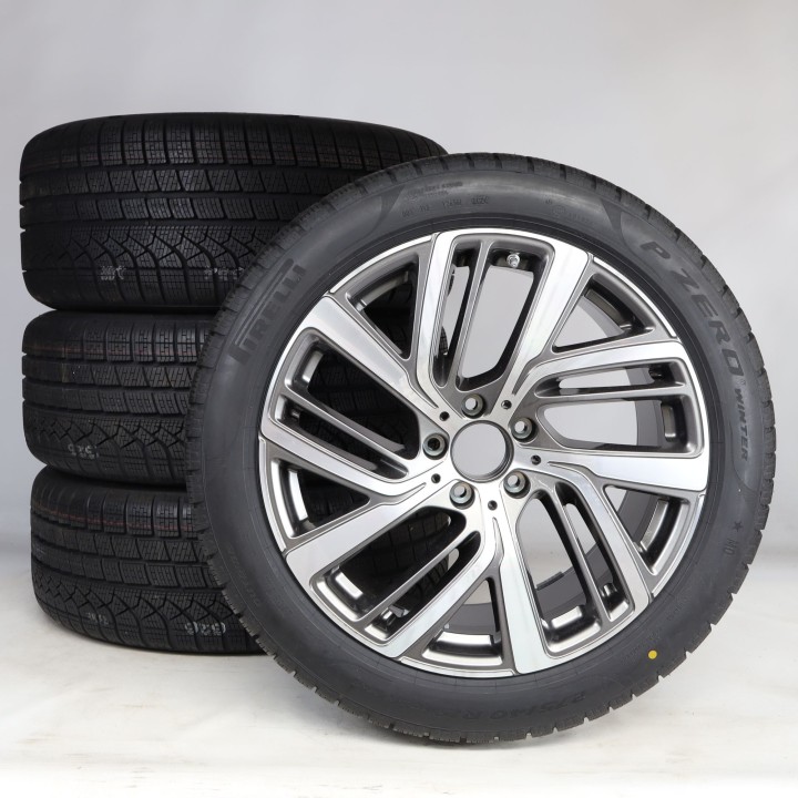 Pack de roues complètes  d'hiver en alliage 19 pouces avec pneus Pirelli pour Classe E 214, Mercedes-Benz d'origine A2144013400
