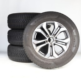 Pack de roues complètes  d'hiver en alliage 17 pouces avec pneus Pirelli pour GLC-SUV X253, Mercedes-Benz d'origine A2534010600