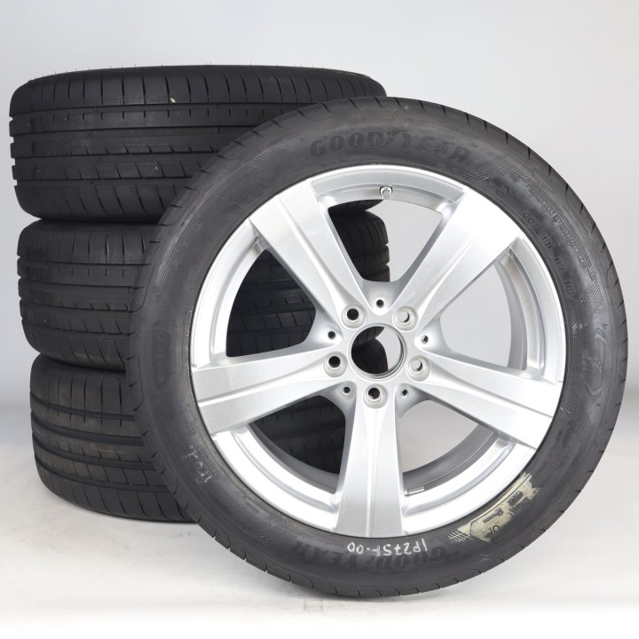 Pack de roues complètes  d'été en alliage 17 pouces avec pneus Goodyear pour Classe C 206, Mercedes-Benz d'origine A2064014500