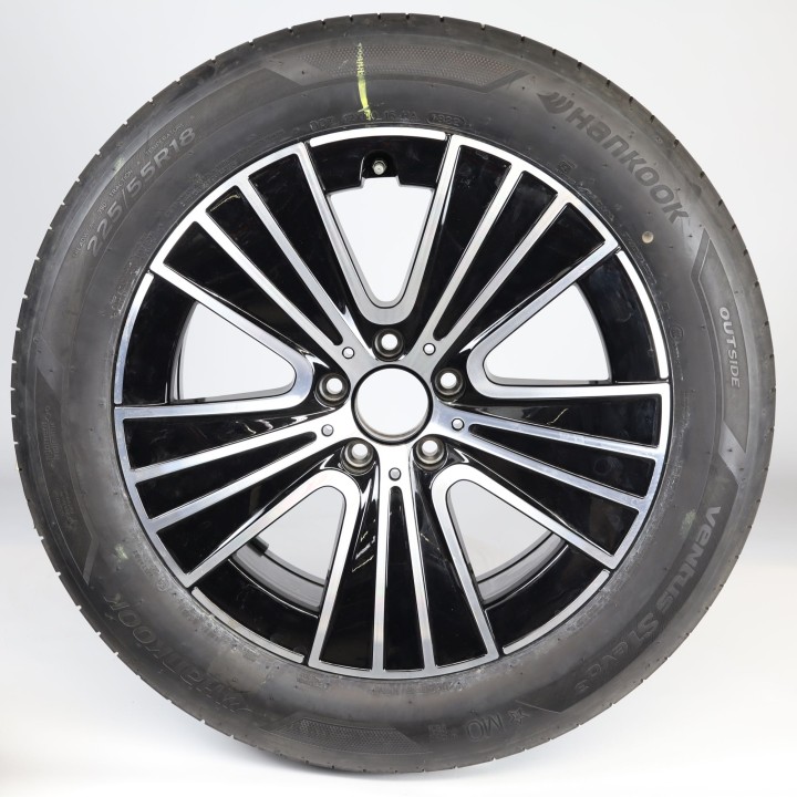 Pack de roues complètes  d'été en alliage 18 pouces avec pneus Hankook pour Classe E 214, Mercedes-Benz d'origine A2144012800