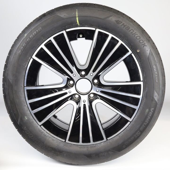 Pack de roues complètes  d'été en alliage 18 pouces avec pneus Hankook pour Classe E 214, Mercedes-Benz d'origine A2144012800