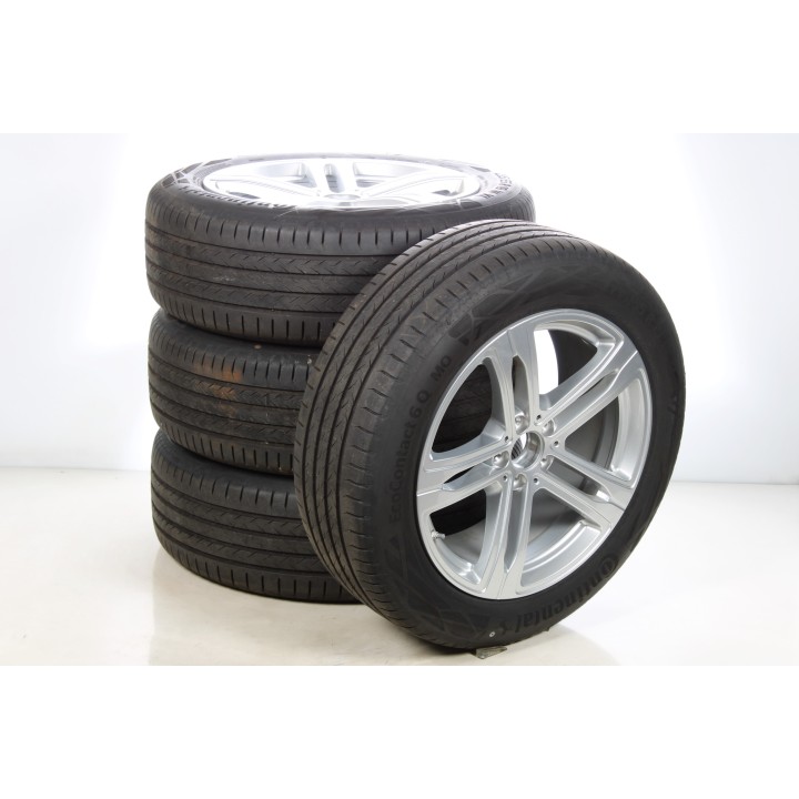 Pack de roues complètes  d'été en alliage 19 pouces avec pneus Continental pour EQE SUV 294, Mercedes-Benz d'origine A2944012000