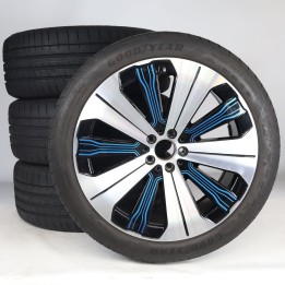Pack de roues complètes  d'été en alliage 21 pouces avec pneus Goodyear pour EQS 297, Mercedes-Benz d'origine A2974011000