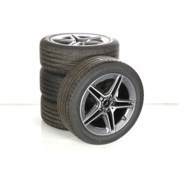 Pack de roues complètes  d'été en alliage 19 pouces avec pneus Bridgestone pour Classe S 223, Mercedes-AMG d'origine A2234011300