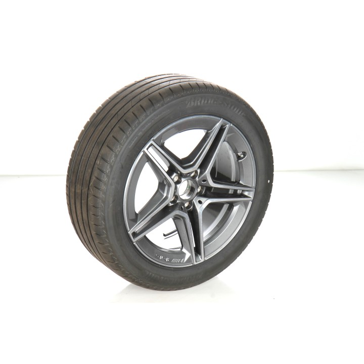 Pack de roues complètes  d'été en alliage 19 pouces avec pneus Bridgestone pour Classe S 223, Mercedes-AMG d'origine A2234011300