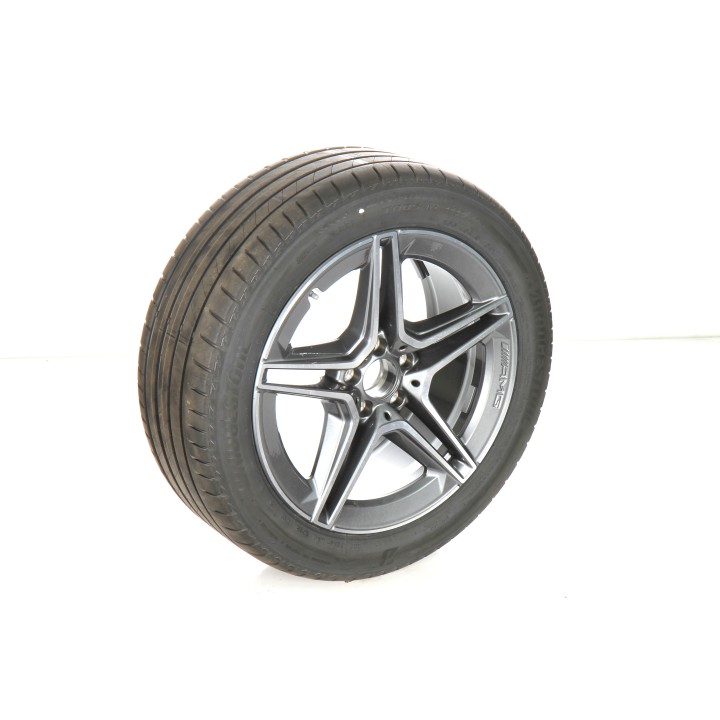 Pack de roues complètes  d'été en alliage 19 pouces avec pneus Bridgestone pour Classe S 223, Mercedes-AMG d'origine A2234011300