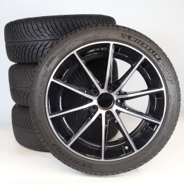 Pack de roues complètes  d'hiver en alliage 18 pouces avec pneus Michelin pour Classe A 177, Mercedes-AMG d'origine A1774014300