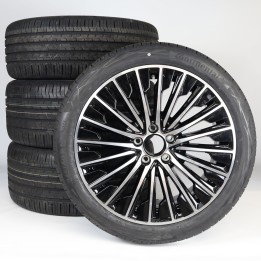 Pack de roues complètes  d'été en alliage 19 pouces avec pneus Continental pour CLE 236, Mercedes-AMG d'origine A2364012100