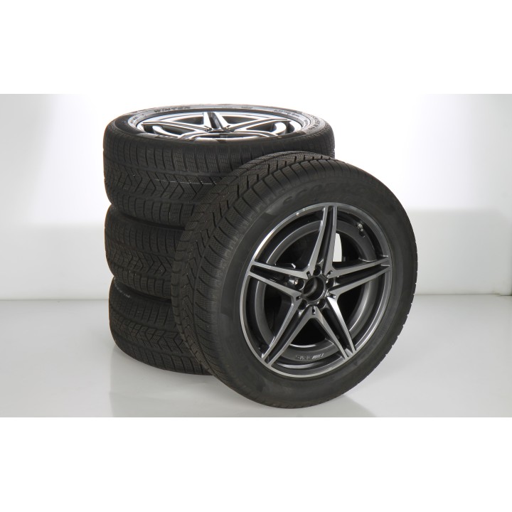 Pack de roues complètes  d'hiver en alliage 19 pouces avec pneus Pirelli pour EQC 293, Mercedes-AMG d'origine A2934011400