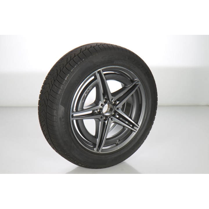 Pack de roues complètes  d'hiver en alliage 19 pouces avec pneus Pirelli pour EQC 293, Mercedes-AMG d'origine A2934011400