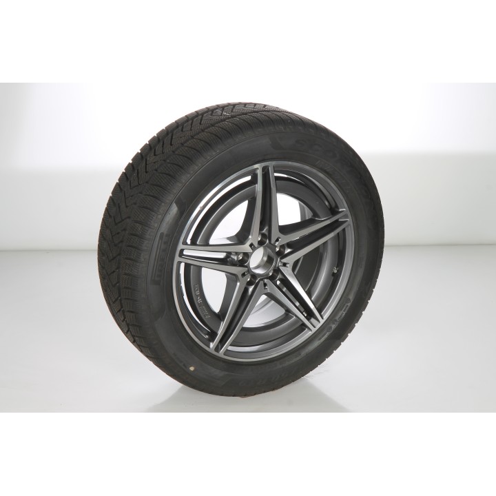 Pack de roues complètes  d'hiver en alliage 19 pouces avec pneus Pirelli pour EQC 293, Mercedes-AMG d'origine A2934011400
