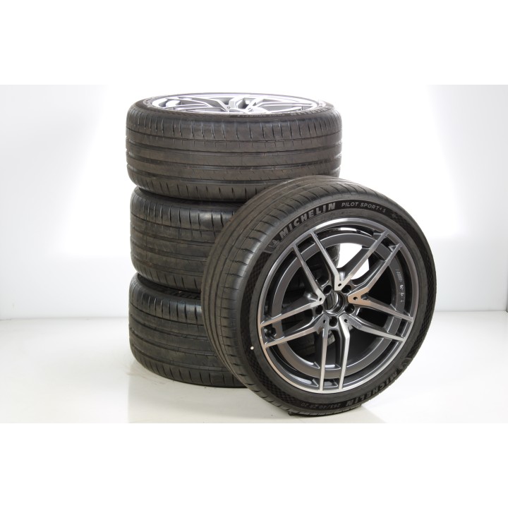 Pack de roues complètes  d'été en alliage 20 pouces avec pneus Michelin pour Classe SL 232, Mercedes-AMG d'origine A2324012100