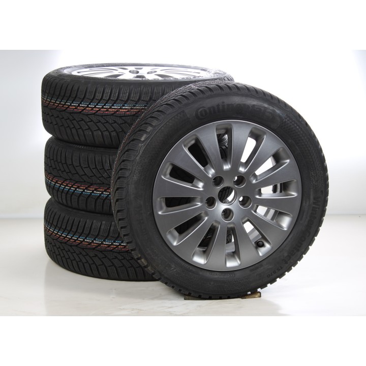 Pack de roues complètes  d'hiver en alliage 16 pouces avec pneus Continental pour Citan 415, Mercedes-Benz d'origine A4154011000