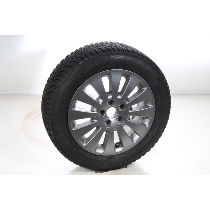 Pack de roues complètes  d'hiver en alliage 16 pouces avec pneus Continental pour Citan 415, Mercedes-Benz d'origine A4154011000