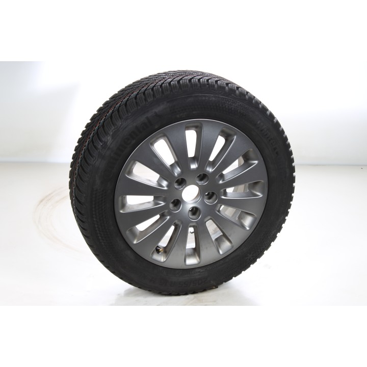 Pack de roues complètes  d'hiver en alliage 16 pouces avec pneus Continental pour Citan 415, Mercedes-Benz d'origine A4154011000