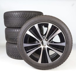 Pack de roues complètes  d'hiver en alliage 18 pouces avec pneus Goodyear pour Classe E 213, Mercedes-Benz d'origine A2134013700