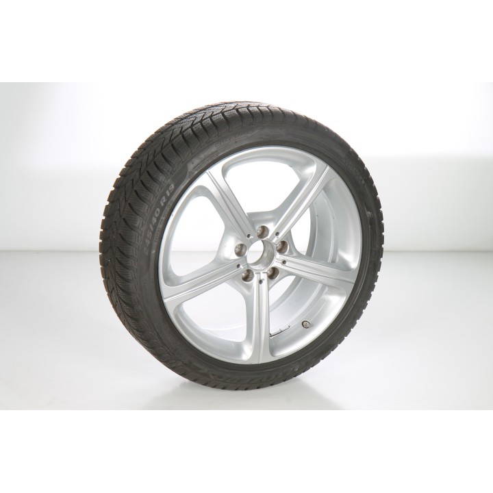 Pack de roues complètes  d'hiver en alliage 19 pouces avec pneus Pirelli pour CLS 257, Mercedes-Benz d'origine A2574011000