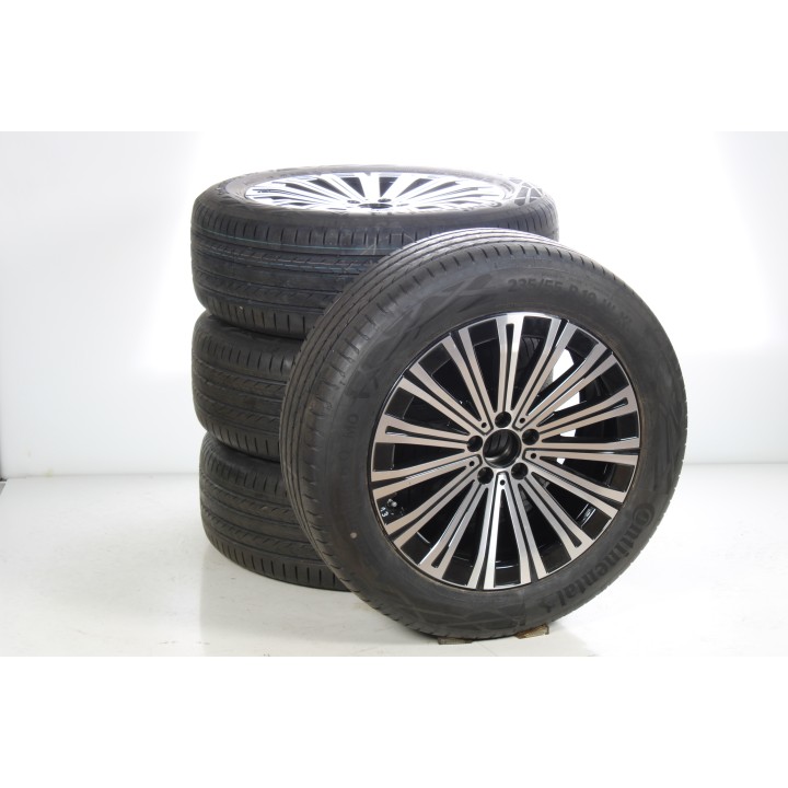 Pack de roues complètes  d'été en alliage 19 pouces avec pneus Continental pour EQS 297, Mercedes-Benz d'origine A2974010500